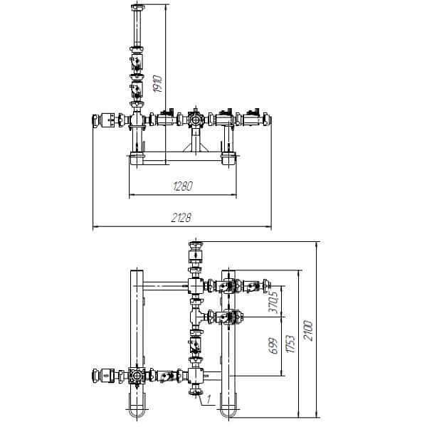 Блок манифольда АСК БМ-70.00.000-02 фото 2