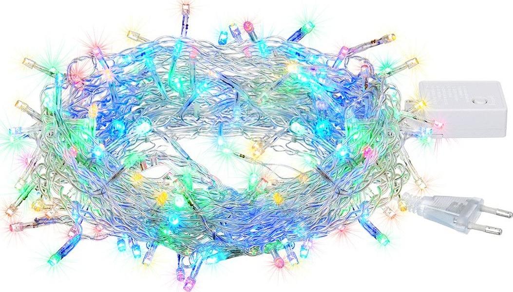 NEON-NIGHT (235-069 ) Гирлянда "Светодиодный Дождь" 2*3 м, свечение с динамикой, прозрачный провод, 230 В, диоды Мультиколор фото 1