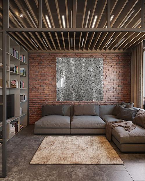 Панель настенная декоративная из пористого алюминия ALUPOR фото 2