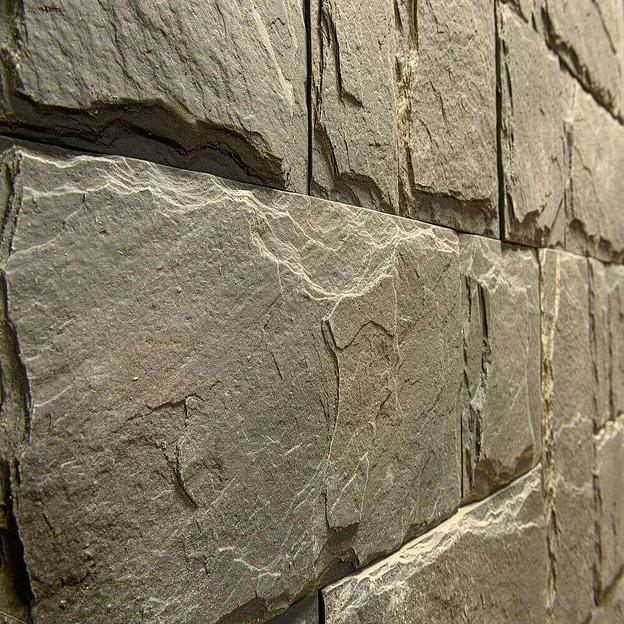 Облицовочный камень для фасада Леон Серый фото 3