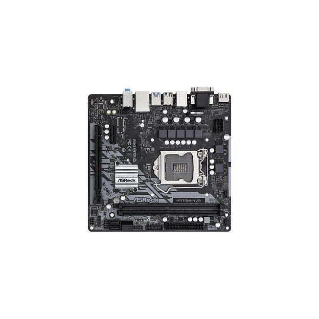 Материнская плата ASRock H510M-HVS R2.0, LGA 1200, Intel H510, mATX, Ret фото 1