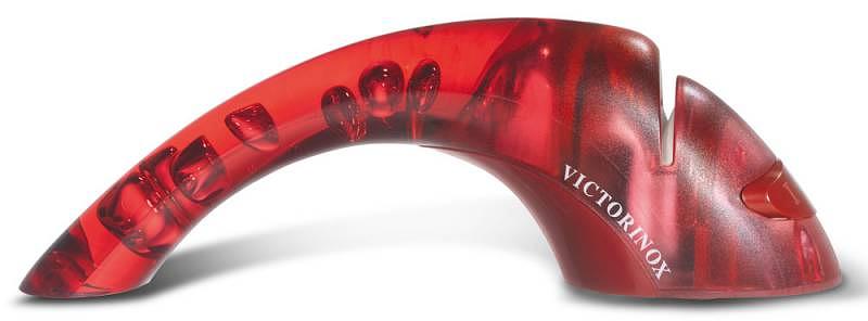 Точилка для кухон.ножей Victorinox Сeramic (7.8721) красный полупрозрачный карт.коробка фото 1