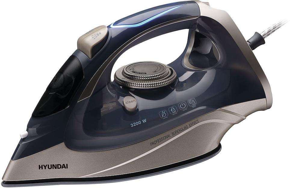 Утюг Hyundai H-SI02510 3200Вт темно-синий/розовое золото фото 1