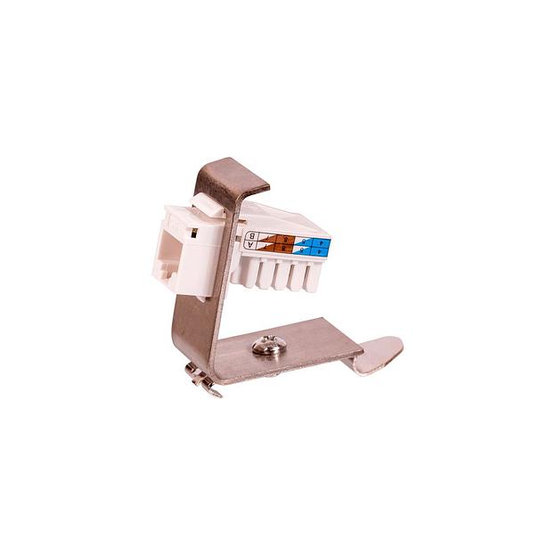 Рамка Lanmaster LAN-DRF-1OK-M наклонная 2xKeystone фото 1