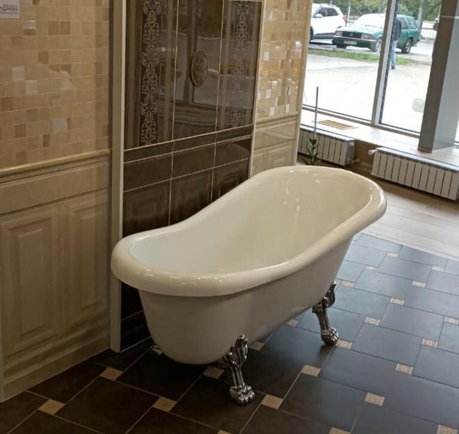 Отдельно стоящая ванна N-5016 1600×740×600 мм ОПТ фото 1