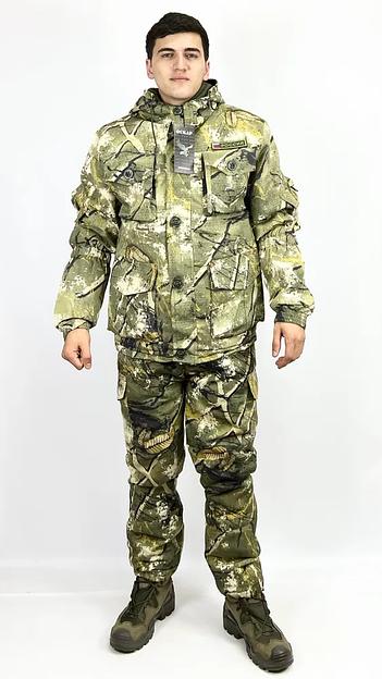 Костюм камуфляжный зимний «Горка-8», светло-зеленый, ткань «Рип-стоп», опт фото 1