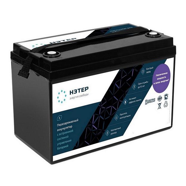 Аккумулятор LiFePO4 12V 96Ah НЭТЕР (LFP4-96-60P11) фото 1