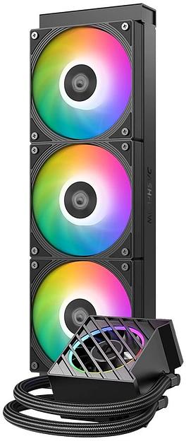 Система водяного охлаждения ID-Cooling Dashflow 360 XT Pro ARGB Soc-AM5/AM4/1200/1700/1851 черный 4-pin 16-34dB Al+Cu 350W Ret фото 2