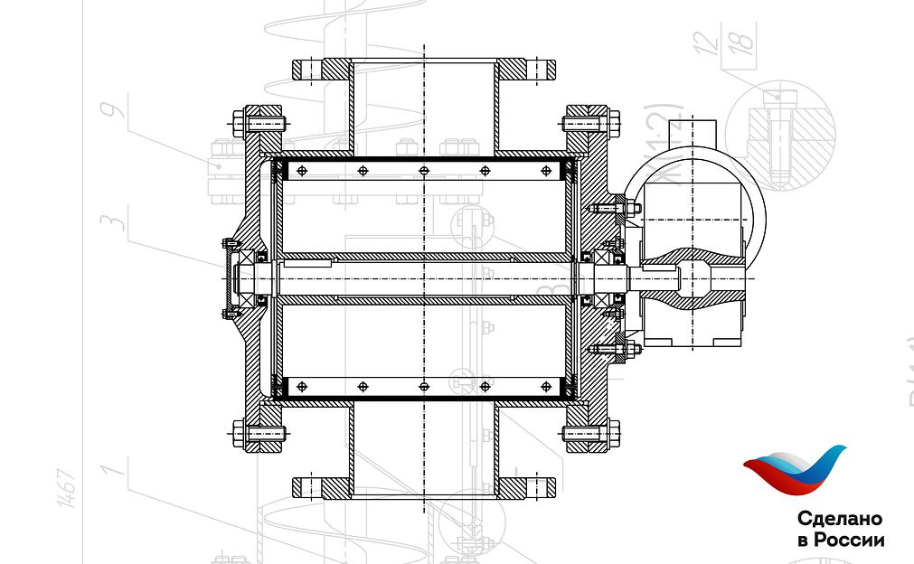 Затвор шлюзовой ШЗ 100 фото 2