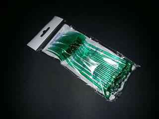 Набор вилок «Фазенда» зеленый 10 шт ОПТ фото 2