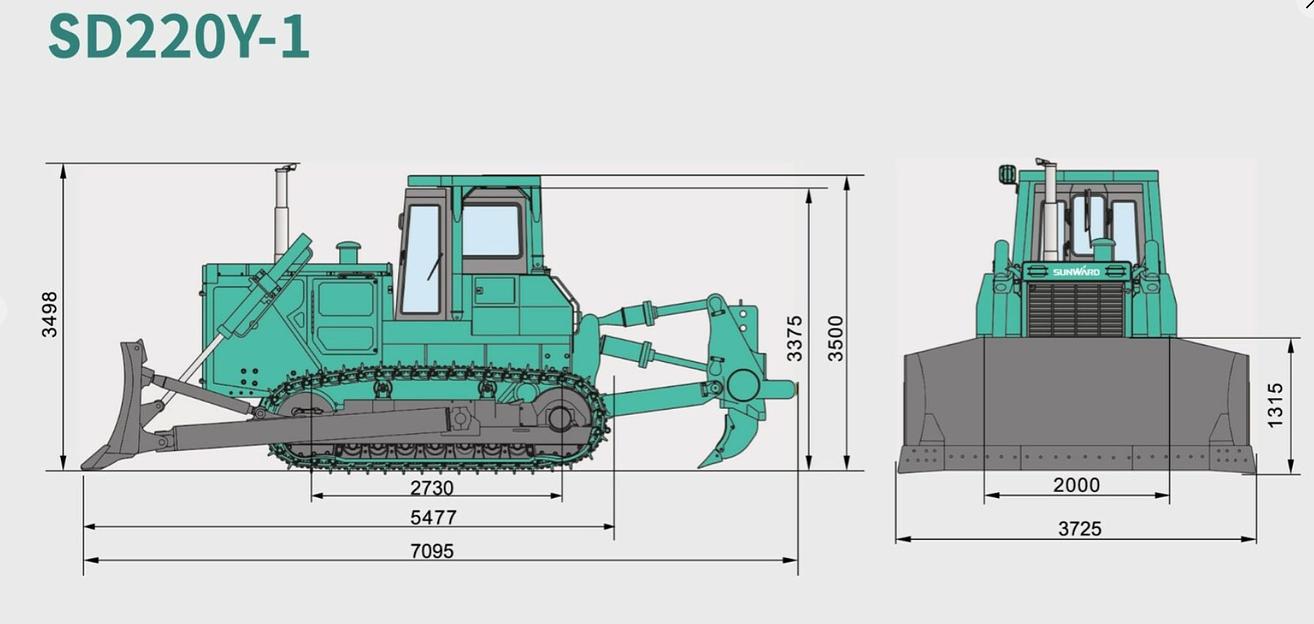 Бульдозер Sunward «SD220Y-1» фото 3