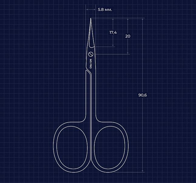 Профессиональные маникюрные ножницы M5PRO опт фото 1