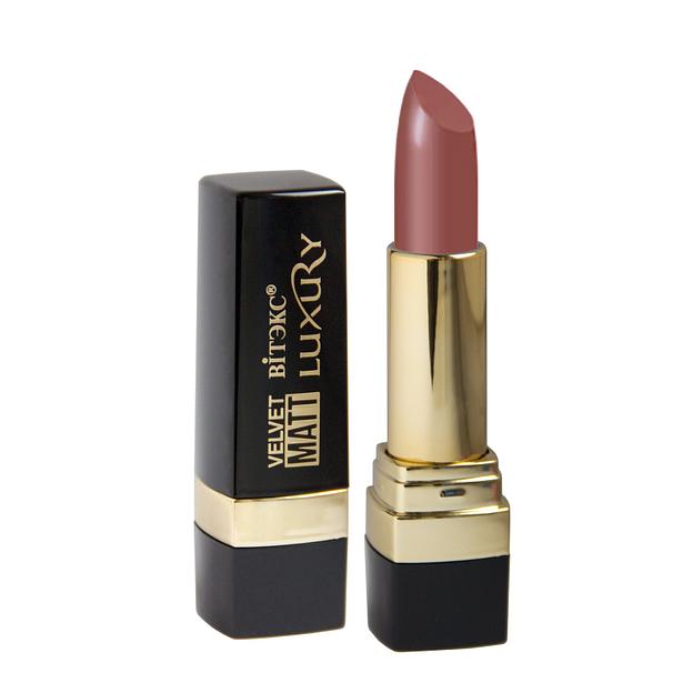 Витэкс luxury velvet matt губная помада матовая, тон 318 сливочный ирис фото 1