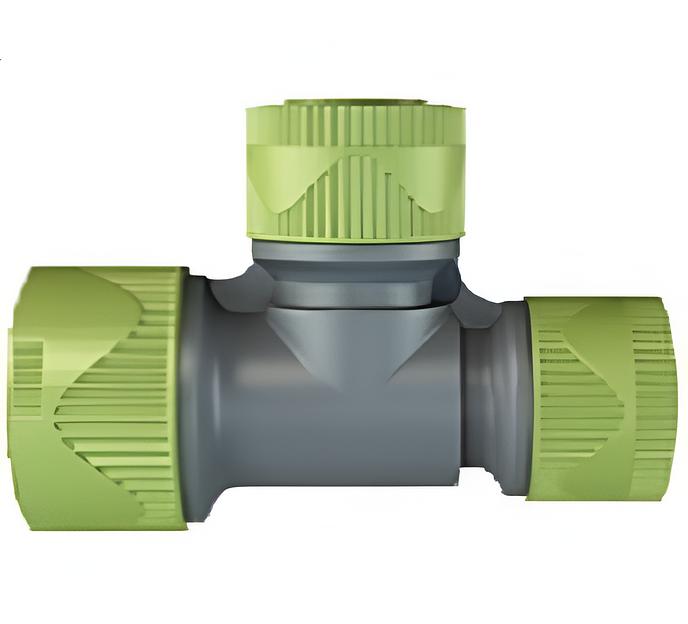 Тройник переходной (середина и правый) Push Fit фото 1