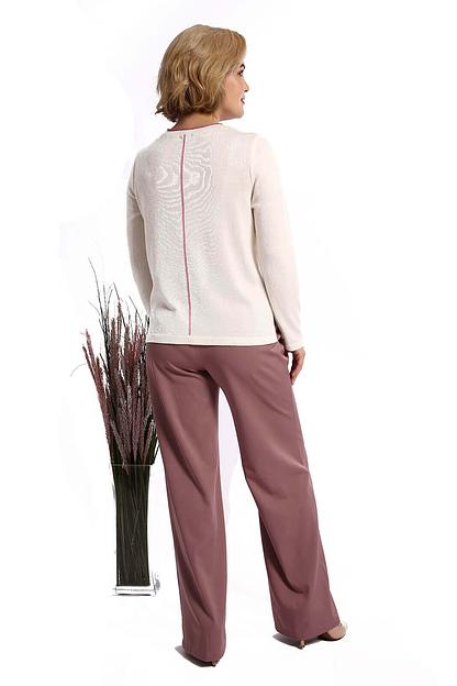 Джемпер женский арт.Л377, белый ОПТ фото 2