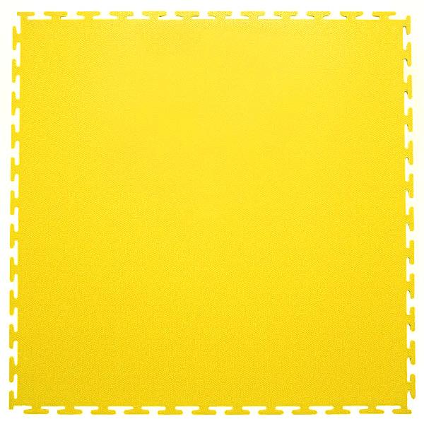Sold Skin - универсальное модульное покрытие из ПВХ, толщина 5 мм. , Цвет Желтый RAL 1016, Толщина модуля 5 мм. фото 1