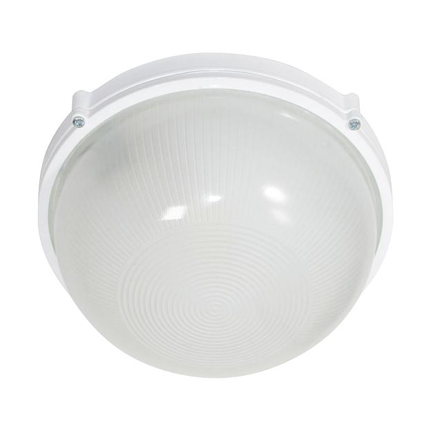 Светильник НПП 03-100-009 "Банник" 1101 круг большой 1х100Вт E27 IP65 корпус бел. Элетех 1005500930 фото 1