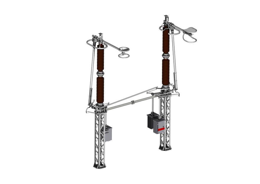 Разъединители горизонтально-поворотного типа РГЖ–330/2000УХЛ1 фото 7