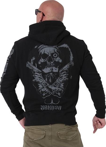 Худи мужская Yakuza, чёрный фото 4