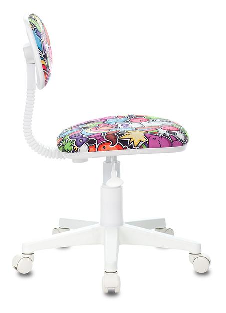 Кресло детское Бюрократ CH-W201NX мультиколор маскарад крестовина пластик пластик белый фото 3