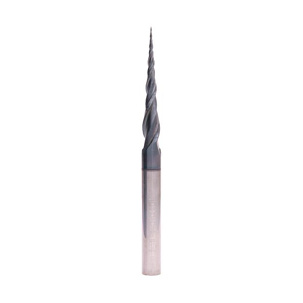 Твердосплавная фреза Delta-Tools коническая D=8x45x100 R=0,25 DTC 7 фото 2