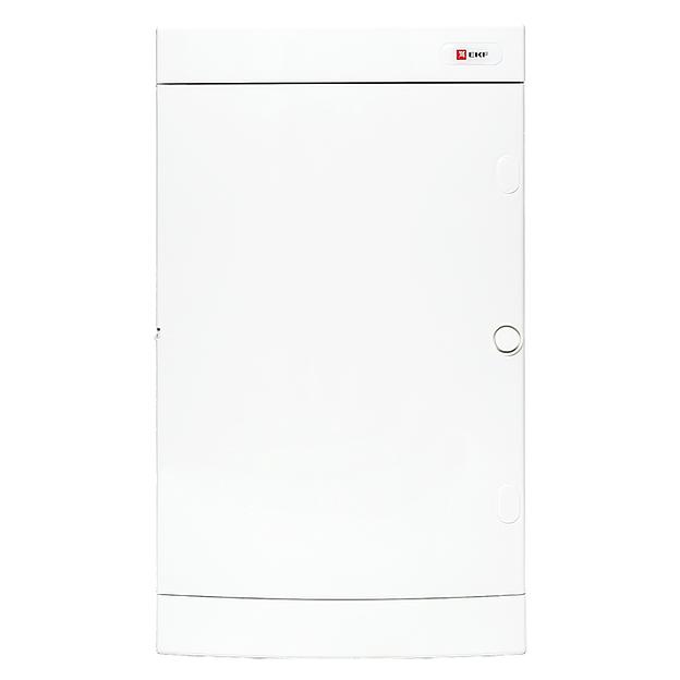 EKF ux-3m-nw Щит слаботочный навесной "Unix" белая дверь 3 габарит 485x287x112 IP40 фото 3