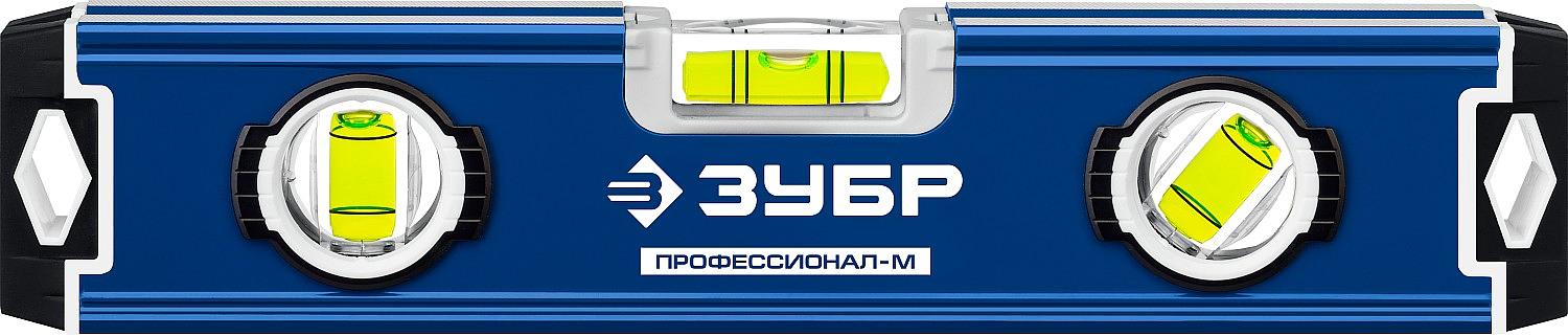 ЗУБР ПРОФЕССИОНАЛ-М, 230 мм, компактный усиленный магнитный уровень, Профессионал (34581-023) фото 1