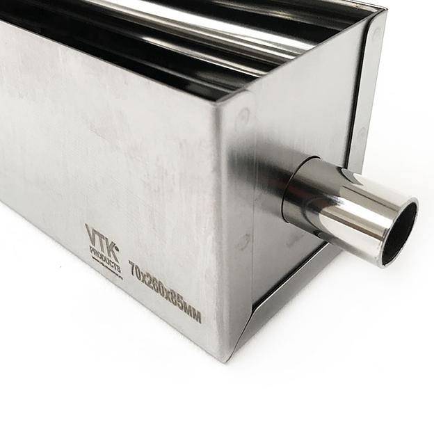 Форма для кекса с трубкой 260x70x85 мм нержавеющая сталь фото 3