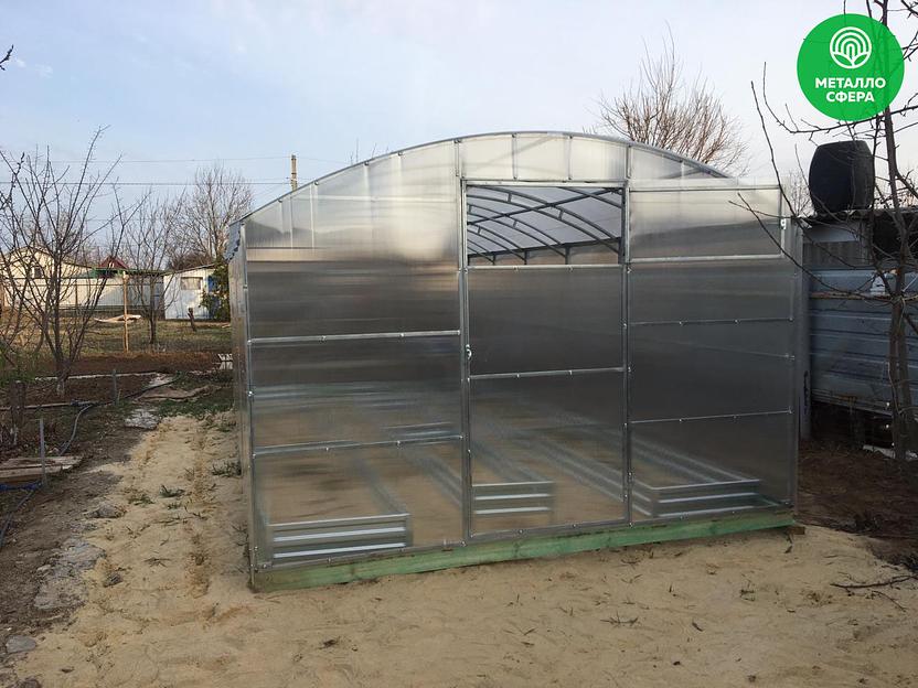 Прямостенная теплица «Прямостенная-4» ОПТ фото 3