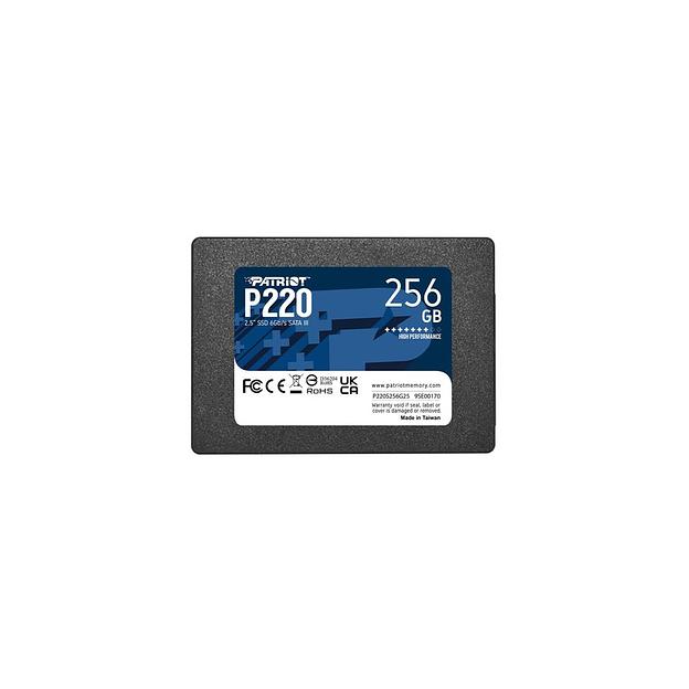 SSD накопитель Patriot P220 P220S256G25 256ГБ, 2.5", SATA III, SATA фото 1
