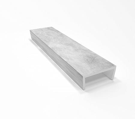 Торцевая заглушка Н-100 (25 бетон светлый) фото 1