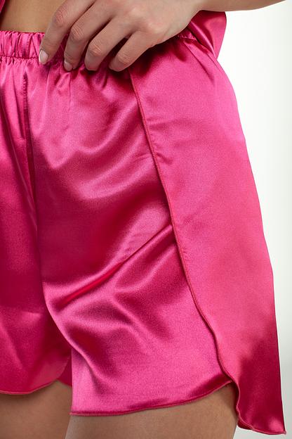 Шорты женский атлас  803/02/Фуксия  фото 7