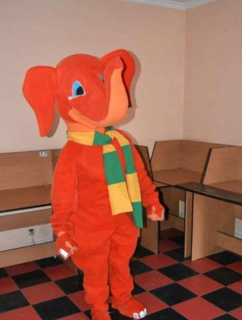 Услуга изготовления ростовой куклы «Слон» фото 1