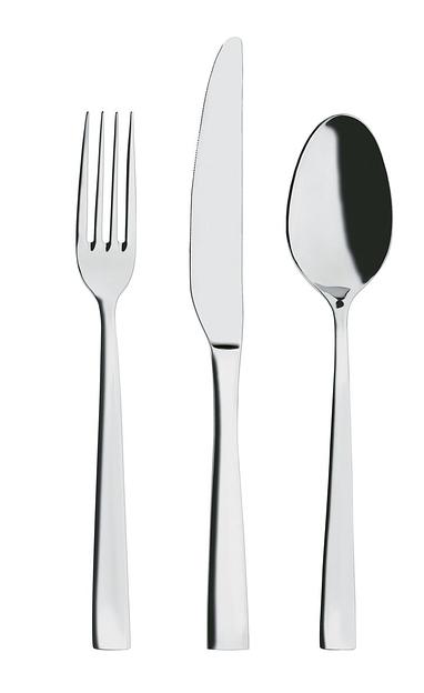 Вилка столовая Мареа 18/10  3 мм 19,9 см. /12/ фото 1