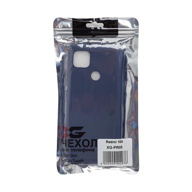 Чехол для телефона X-Game XG-PR05 для Redmi 10A TPU Синий пол. пакет фото 3