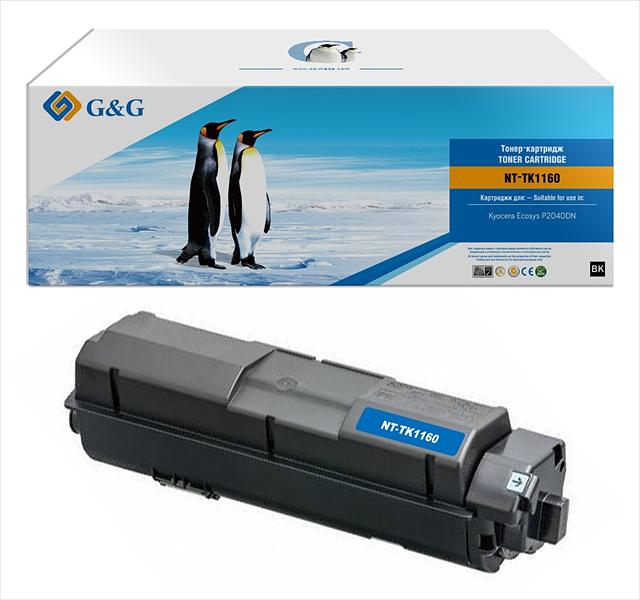 Тонер-картридж GG Toner cartridge for Kyocera P2040dn/P2040dw (7200 pages) With Chip (GG-TK1160) фото 1