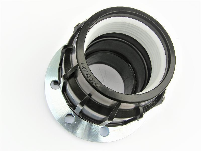 Фланцевое соединение ПНД 75x2 1/2 стальной фланец Ду65 компрессион. фото 3