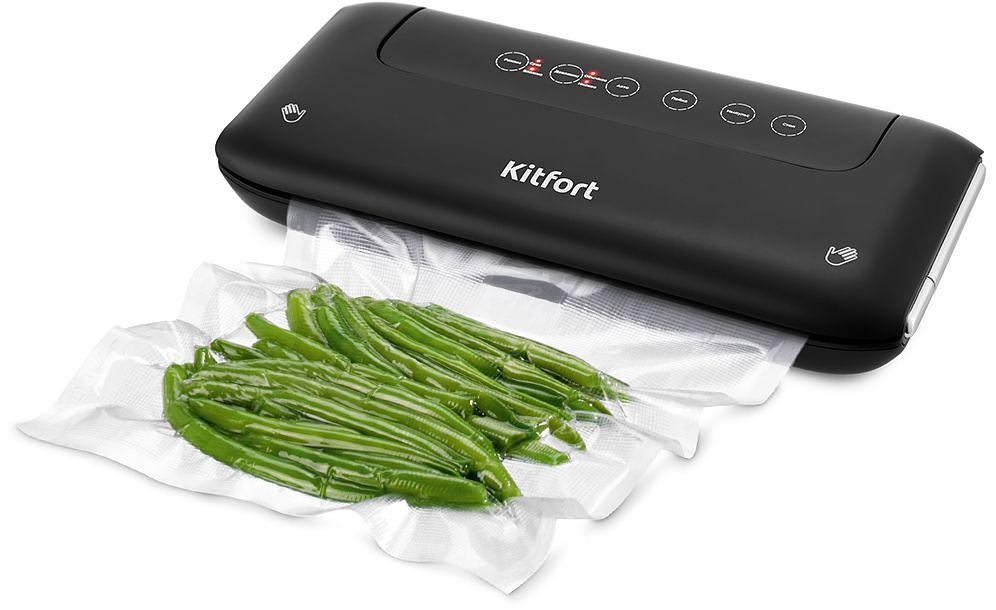 Вакуумный упаковщик Kitfort KT-1508 130Вт черный фото 2