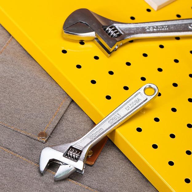 Ключи Deli Набор из 3-х разводных гаечных ключей Deli DL006A-3 (150/200/250 мм) фото 6