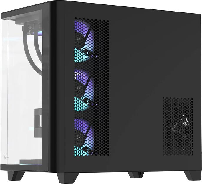 Корпус Formula Crystal U2 Floe черный без БП ATX 1xUSB2.0 1xUSB3.0 1xUSB3.1 audio bott PSU фото 4