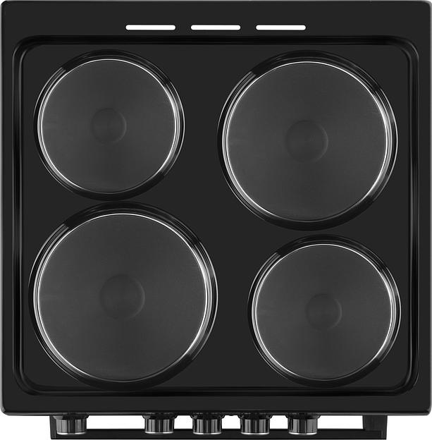 Плита Электрическая Weissgauff WES E2V00 BS черный эмаль (без крышки) фото 6