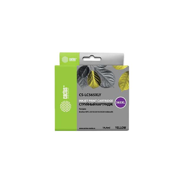 Картридж Cactus CS-LC565XLY, желтый / CS-LC565XLY фото 1