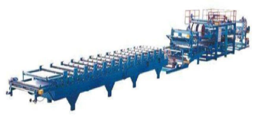 Линия производства сэндвич-панелей (мин. вата) фото 1