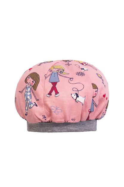 Берет детский, розовый, Опт фото 1