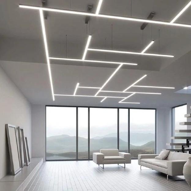 Накладной 39х9 мм скругленный алюминиевый профиль для светодиодной ленты фото 5