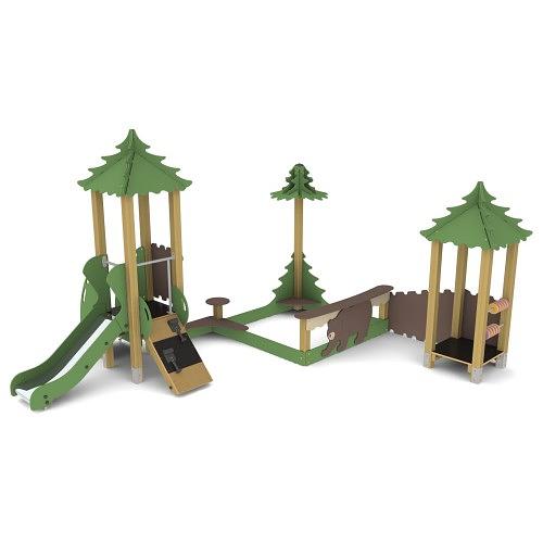 Игровой комплекс «Наш Двор», серия Сибирь, артикул S5309 фото 1