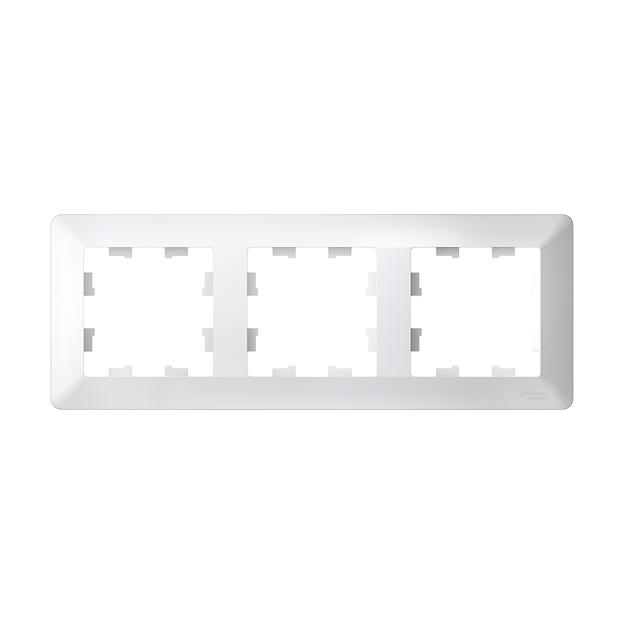 ATLASDESIGN AIR 3-постовая РАМКА, БЕЛЫЙ/дымчатый белый фото 2