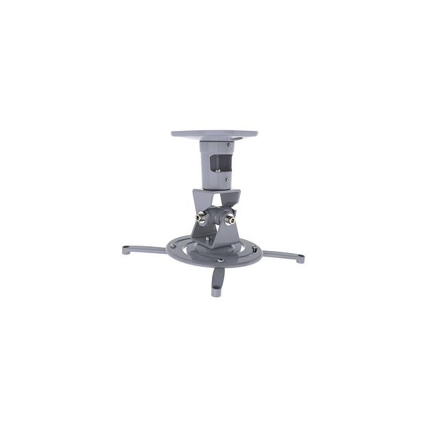 Кронштейн для проектора Cactus CS-VM-PR01-AL, до 10кг, потолочный, поворот и наклон, серебристый фото 1