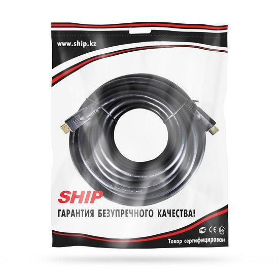 Интерфейсный кабель SHIP SH6031-15P HDMI-HDMI Пол. пакет Контакты с золотым напылением 15 м Чёрный фото 2