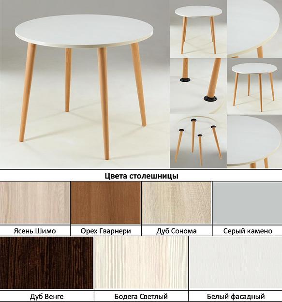 Стол круглый фото 1